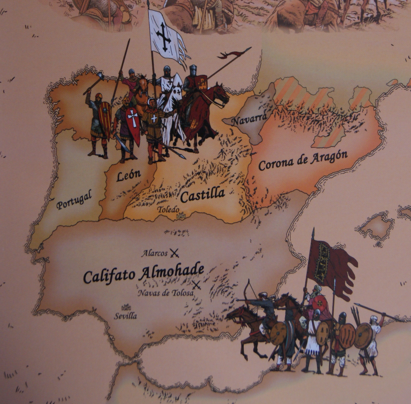Cómic La peninsula Ibérica en el s. XIII